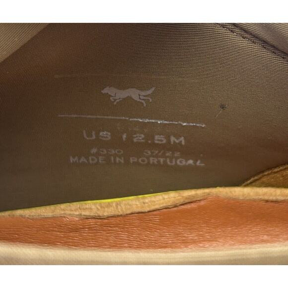 Wolf & Shepherd Brown Leather Crossover Mid Sneaker Men’s Size 12.5